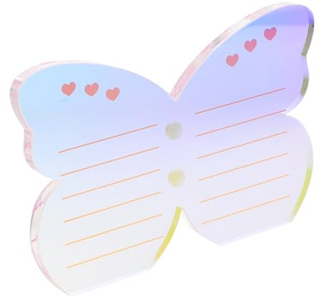 Veemoon Butterflügel Acryl Wimpernhalter für Kreative Wimpernverlängerung mit Magnetverschluss