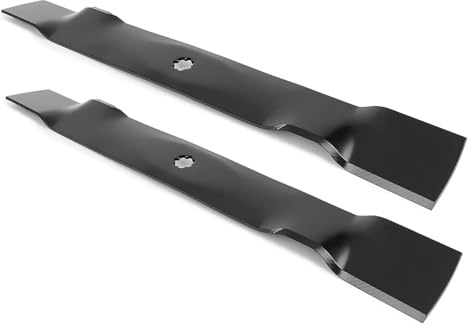 Lot de 2 Lames de Tondeuse GX22151, compatibles avec Le Plateau de Coupe John Deere de 42 Pouces, Lames de paillage GY20850 for Tracteur de pelouse JD, remplace AM141033 AM137333.