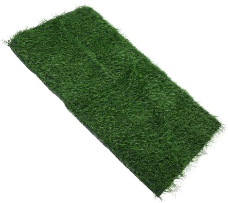 Abaodam Dog Simulation Grass Pee Pad with Non-slip Bottom Reusable Artificial Turf for Puppy Potty Training Lightweight Fake Grass Mat for Indoor Outdoor Pet Use Easy to Clean