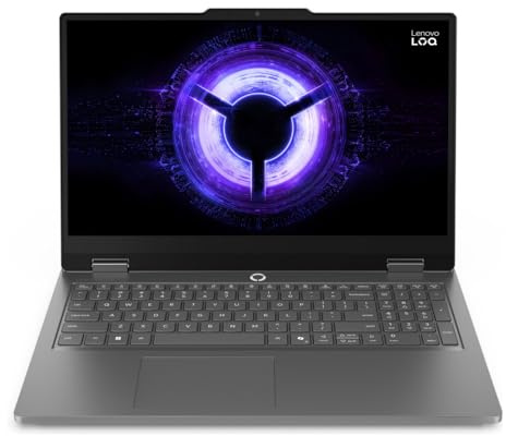 Lenovo LOQ Essential 15IRX11 Gaming Laptop – Intel Core i5-13450HX, 15.6 FHD 144Hz IPS Display, NVIDIA GeForce RTX 5050 8GB, 16GB DDR5 RAM, 512GB SSD, Wi-Fi 6, Windows 11 Home - Grey – 83SC000GUK