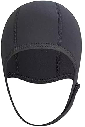 KiBcsLic Gorro Neopreno 3mm para Natación Buceo Surf Snorkel con Protección y Correa Ajustable Adecuado para Adultos y Niños en Deportes Acuáticos