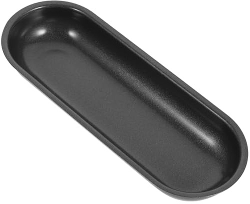 CHICAMPERA Molde para Pan de Hot Dog de Acero Antiadherente Fácil de Limpiar, Molde para Horno Plata Adecuado para Hornear en Casa Color Aleatorio