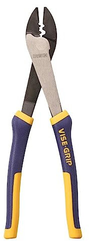IRWIN 2078310 Vise-Grip Forged Wire Crimper with ProTouch Grips, 10-Inch