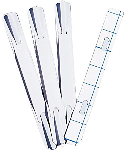 Heftstreifen 2 x 15 cm (B x H), weiß, 10 St./Pack.