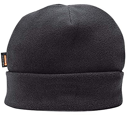 Portwest HA10 Fleece Mössa, Insulatex, Fodrad, Svart