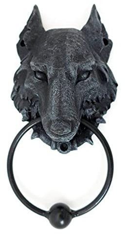 Gargoyle Kopf Harz Und Metall Türklopfer Gothic