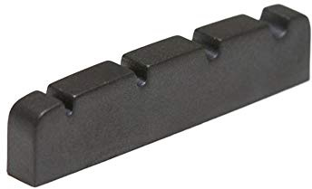 GRAPH TECH Black Tusq Bass-Nut für 4-saitige Bässe, Schwarz, 41mm x 4,5mm x 9mm, Kanada