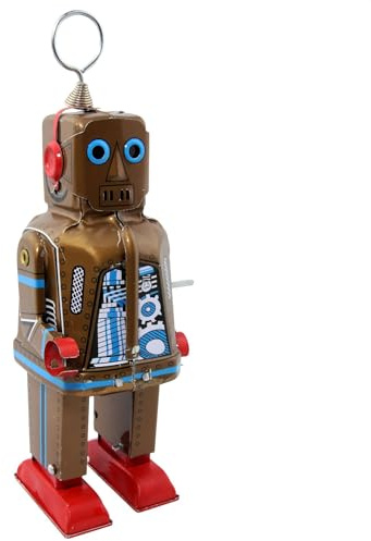 Freak Scene Robot - Tin Toy Robot - Space Robot - brown