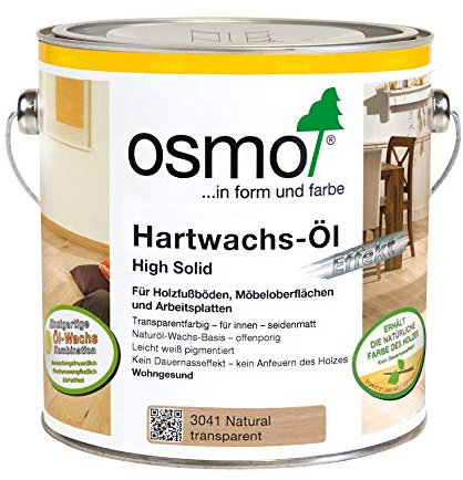 Osmo Hartwachs-Öl Effekt Natural 2,50 l - 10300073