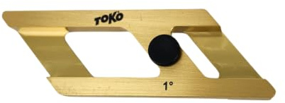 TOKO Base Angle World Cup 1,0°, Präzisionswerkzeug für die Feilenführung der belagseitigen Kante (für die 1,0° hängende Kante, aus hochwertigem Aluminium, Weltcup-Niveau)