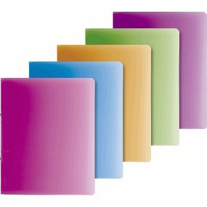 Brunnen 10 x Ringbuch Fact! A4 25mm 2 Ringe farbig Sortiert