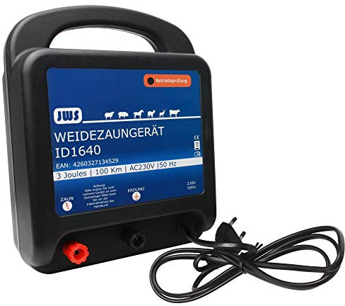 Weidezaungerät 3 Joule 230 Volt Elektrozaungerät 230V Weidezaun bis 100 km 230 V