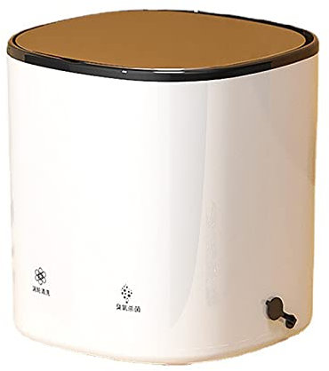 PanHuiWen Mini Machine a Laver Le Linge Mini Lave Linge Pas Cher Petite Machine à Laver Le Linge pour Appartement, Camping-Car, Voyages,White