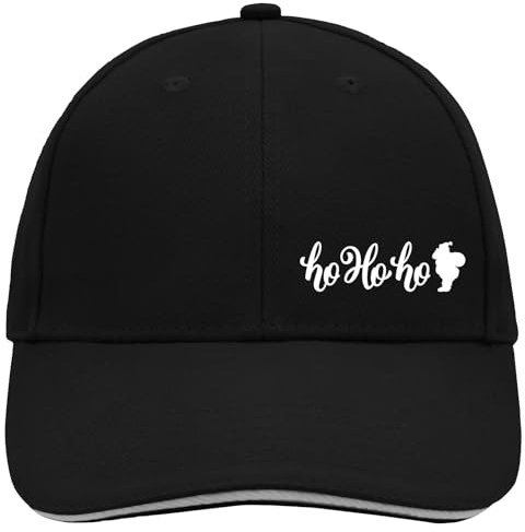 Huuraa Cappy Mütze Ho Ho Ho Weihnachtsmann Geschenk | Baseballkappe Basecap Kappe Geschenkidee Unisex Baseball Cap