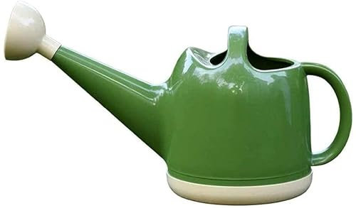 Regadera, Regadera Grande Antigua 4L Regadera de Gran Capacidad Protección del Medio Ambiente Regadera de Resina PP Jardinería Flor en Maceta Herramienta de riego para niños (Verde)