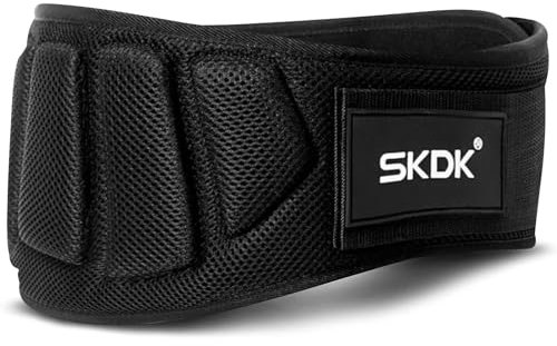 Gewichthebergürtel, Schwarz Weightlifting Lever Belt, Gewichtheber Gürtel für Frauen und Männer Bodybuilding, Krafttraining, Gym Workout (L)