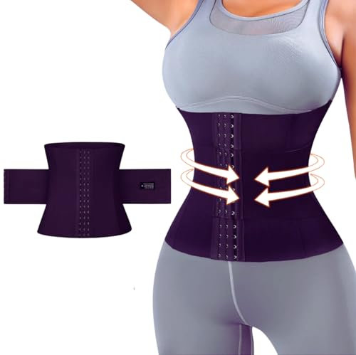 Corsage Damen, Waist Trainer Bauchweggürtel zum abnehmen, Shaper, Taillenmieder für Fitnesstraining Damen. Taille Cincher (L)