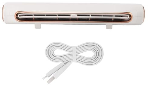 Clip-on-Computer-Lüfter, 3-Gang-Einstellung des Windwinkels, USB-Monitor-Lüfter, Clip-on-Lüfter für den Einsatz Im Home-Office (WHITE)