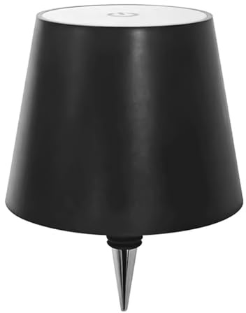 CENPEK Lampada da Bottiglia Senza Fili, Luce LED per Bottiglia di Vino, luci per Bottiglia a Regolazione Continua a 3 Colori, Lampada da Tavolo Portatile Senza Fili Portatile con Tocco Leggero