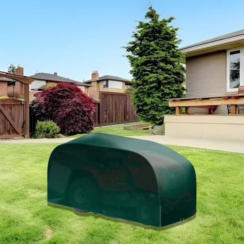 Copertura per tosaerba da equitazione, copertura antipioggia in PE, copertura per pala da erba, trattore, protezione solare, per il tuo trattore da giardino (165 x 110 x 103 cm)