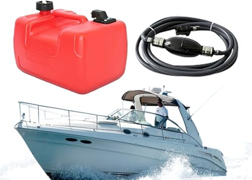 Außenborder, Tank für Außenborder - Tragbarer Tank für Schiff,Outboard Engine Boat Rohdose, 3 Gallonen Kajak -Öltransportbehälter für Schiff, Schiffsnutzung