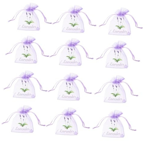 Ciieeo 50stücke Wiederverwendbare Teebeutel Kleine Netzbeutel Mit Kordelzug Für Getrocknete Blumen Und Gewürze Hellviolette Lavendelsäckchen Zum Erfrischen Und Organisieren