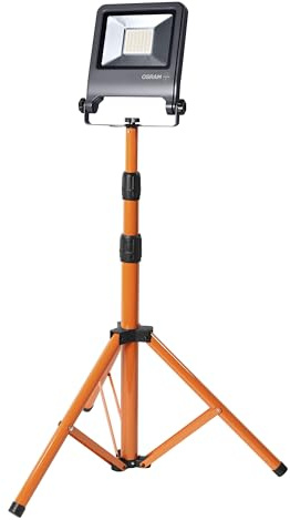Osram LED Arbeitsleuchte Tripod 1x50W 840, 4000K kaltweiß, 4500 lm, IP65, höhenverstellbar 1,8m, 360°