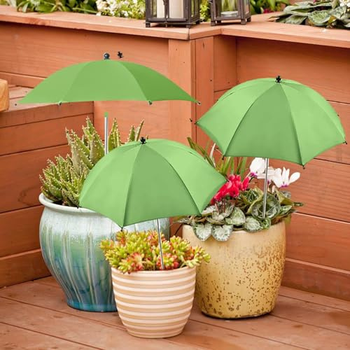 3 Stück Pflanzenschutz Regenschirm, Pflanzenschirm für Effektiver Sonnenschutz, Pflanzenbedeckung Pflanzenschirm für den Außenbereich für Gartenbetten,Terrasse, Blumenbeet