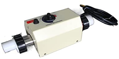 DIGNIFE Pool Heater, 3KW Stainless Steel Swimming Pool Heater Swimming Pool Bathtub Spa Thermostat Swimming Pool Equipment Swimming Pool Heater