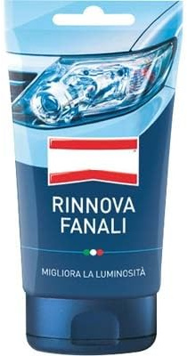Generico Rinnova Fanali, Kit di Restauro per Fari Auto, Pasta Lucidante per Fanali, Ripristino Luminosità, 150GR