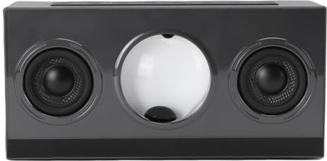 Gugxiom Ferrofluid-Musikvisualisierer, Tanzgeräuschempfindlicher, Ferrofluid-Lautsprecher Music Mate, Dekoratives LED-Licht-Ferrofluid-Display-Schreibtischspielzeug für Tisch, (Black)