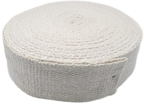 DDSTTLK Cinta de fibra cerámica de alta temperatura - Junta aislante ignífuga de 1 m for hornos, estufas y hornos(80x5mm)