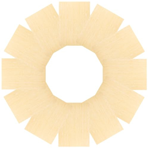 Mobestech 15 Fogli Pavimento in Legno Sottile A5 per Modellismo Architettonico, Materiali per Diorama e Pavimentazione Casa delle Bambole in Miniatura, Accessori Fai da Te per Micro