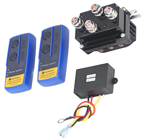 Halearo Relè Solenoide per Verricello 500A 12V per Kit Telecomando Verricello Elettrico Durevole e Resistente Compatibile con Camion ATV SUV da 8000 Lb a 12000 Lb