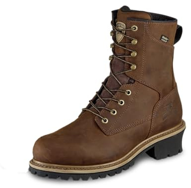 Irish Setter, Mesabi, Men’s, 8, Waterproof, Soft Toe, Logger Boot, Brown, 12 D (Medium)