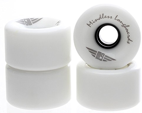 Mindless Longboard 70mm Team Wheels - White (Discoloured)