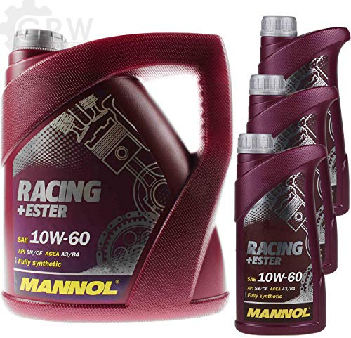 7 Liter OriginalMANNOL Motoröl SAE 10W-60 RACING+ESTER Engine Oil Öl