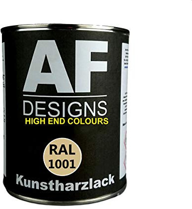 1 Liter Kunstharz Lack Buntlack Kunstharzlack RAL1001 BEIGE seidenmatt