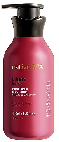 O Boticário | Nativa SPA | Ciruela | Loción Corporal Hidratante | 400 ml | Perfumada | Vegana | Crema de Hidratación Profunda con Quinoa | Nutrición Intensa | Piel Suave y Rejuvenecida