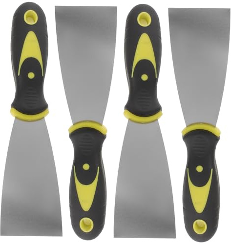 Toddmomy 4piezas Espátulas Inoxidable Multifuncionales Para Raspado De Metal y Herramientas Para Espátula Mango