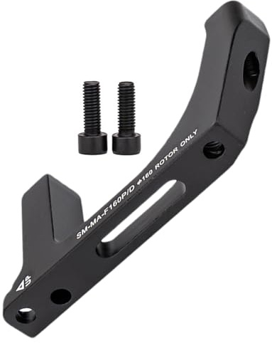 Flachmontage-zu-Post-Mount-Adapter, Scheibenbremsen-Montagehalterung | Scheibenbremsadapter aus Aluminiumlegierung für Fahrrad - Schwarzer Bremssatteladapter für Convert Flat Mount