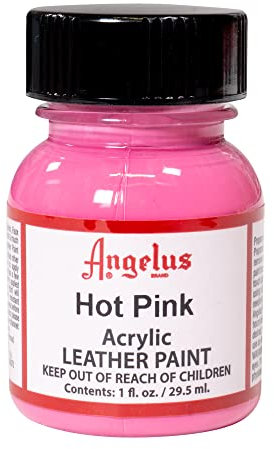 Angelus Acryl-Lederfarbe, Unisex-Erwachsene, 50-1948-A12, hot pink, 1 Oz Standard