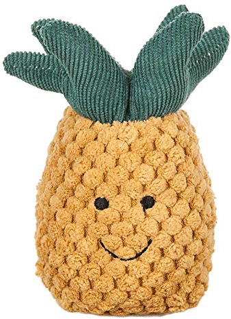 Apricot Lamb Baby rasselt Spielzeug Komfort Plüsch Rassel für Neugeborene Ananas 12cm