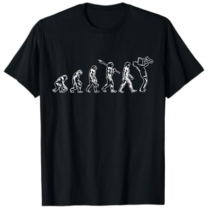 Évolution De Saxophoniste Cadeau Pour Le Musicien Saxophone T-Shirt