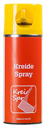 BERASIT Kreidespray, professionelle Sprühkreide für Markierung und Kennzeichnung, schnell trocknend, 400 ml, gelb, Versandeinheit= 1 Dose