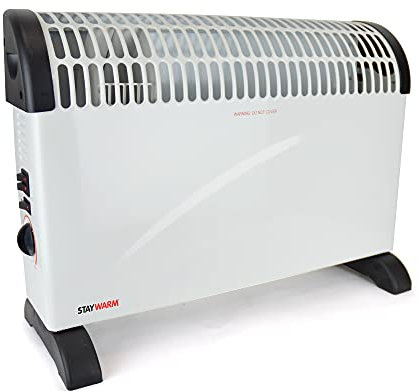 StayWarm 2000w Convector Heater with Fan Assist / 3 Heat Settings and Cool Blow/Frost Watch - White - F2406WH