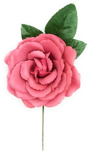 Fiori Fiamminghi Donna Ornamento di Capelli Fiore Artificiale Tipico Fiore Fiamma Fiera di Aprile Siviglia e Fiore per la Rugiada Accessorio Ballo Fenicottero, Ø13cm Rosa Ciliegia