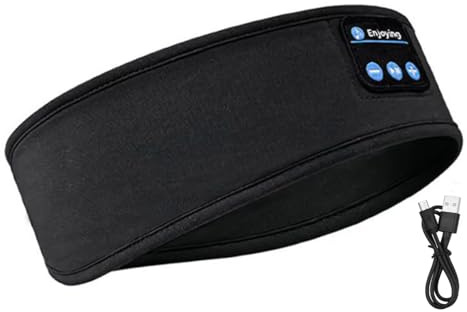 Bluetooth Eye Mask Sömnmask med Bluetooth-hörlurar Stöd Spela musik Samtal Svara för sidosovande Resor Sömnlöshet Avslappning Meditation Yoga