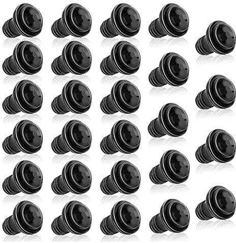 Maxzord 27 StüCke Weinstopfen WiederverschließBare Weinpumpe Vakuum Weinstopfen Wiederverwendbare Weinretter Vakuumstopfen Weinretter