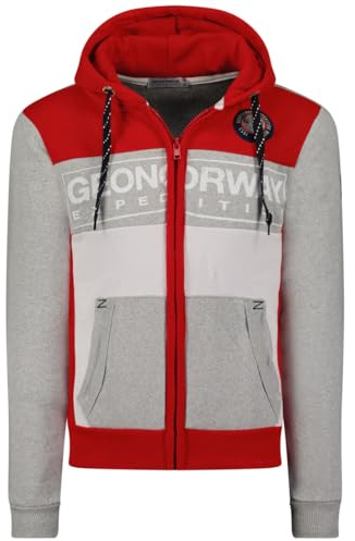 Geographical Norway Herren Gweny Men Kapuzenpullover, Rouge, M